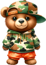 Load image into Gallery viewer, DTF Transfer – Cool Bear Multi Sizes (AN-BR006)

