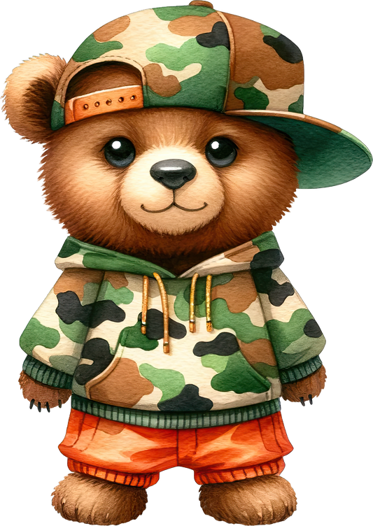 DTF Transfer – Cool Bear Multi Sizes (AN-BR006)