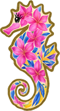 Load image into Gallery viewer, DTF Transfer – Flower Seahorse Multi Sizes (AN-SH002)
