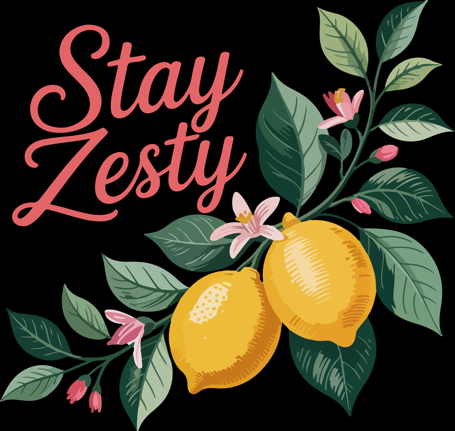 DTF Transfer – IX Stay Zesty Multi Sizes