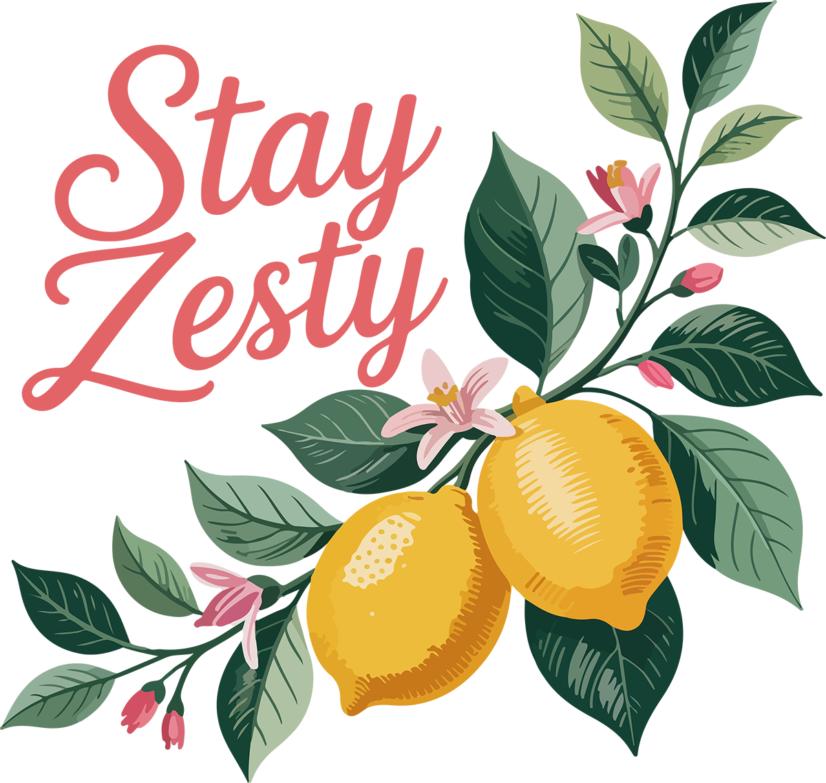 DTF Transfer – IX Stay Zesty Multi Sizes