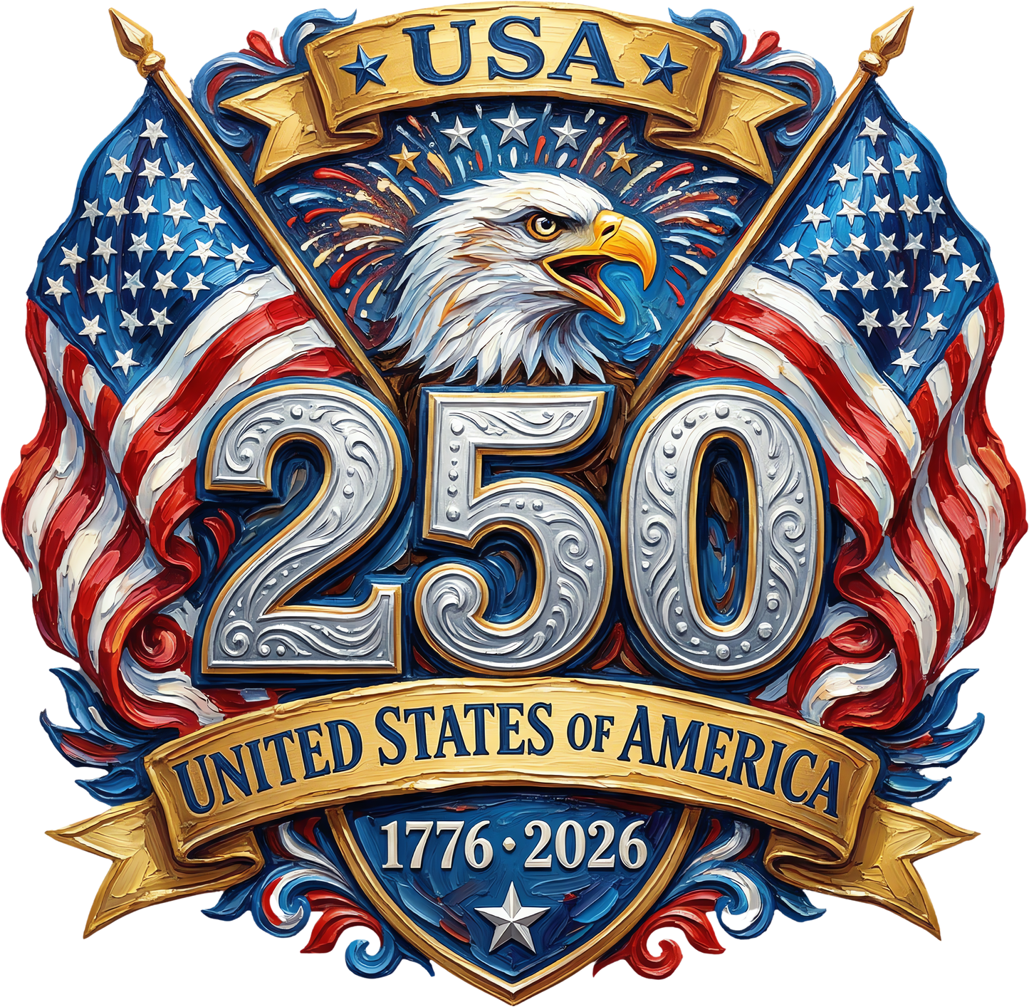 DTF Transfer – 250 USA Multi Sizes (PA-AN001)