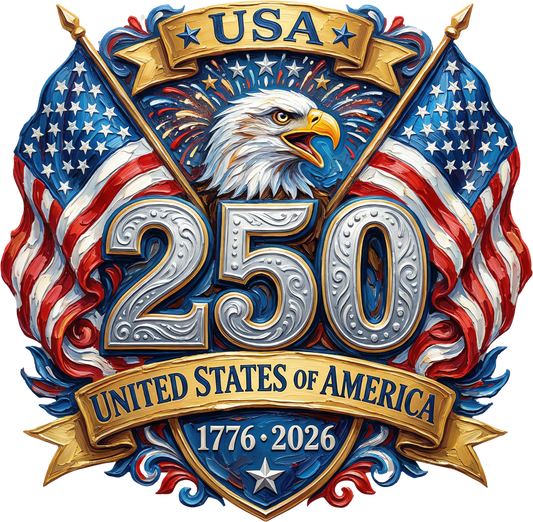 DTF Transfer – 250 USA Multi Sizes (PA-AN001)