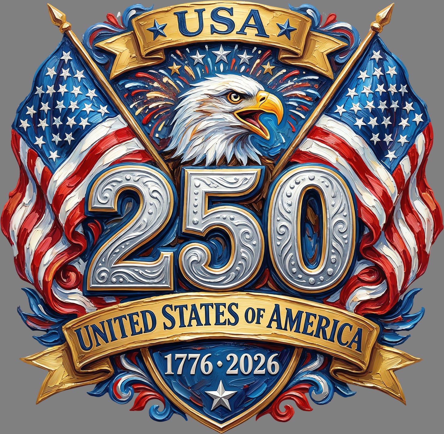 DTF Transfer – 250 USA Multi Sizes (PA-AN001)