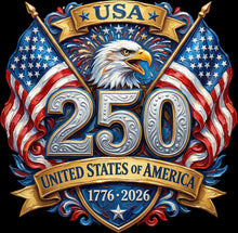 Load image into Gallery viewer, DTF Transfer – 250 USA Multi Sizes (PA-AN001)

