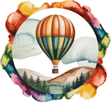 Load image into Gallery viewer, DTF Transfer – Hot Air Ballon Multi Sizes (BA-HA001)
