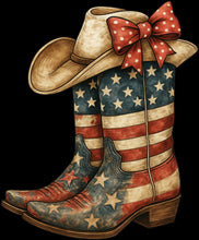 Load image into Gallery viewer, DTF Transfer – American Boots Multi Sizes (CO-AC004)
