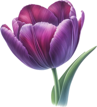 Load image into Gallery viewer, DTF Transfer – Purple Flower Multi Sizes (FL-MI002)
