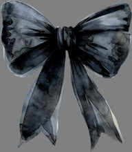 Load image into Gallery viewer, DTF Transfer – Black Bow Multi Sizes (BW-WC001)
