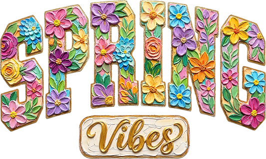 DTF Transfer – JP Spring Vibes Multi Sizes