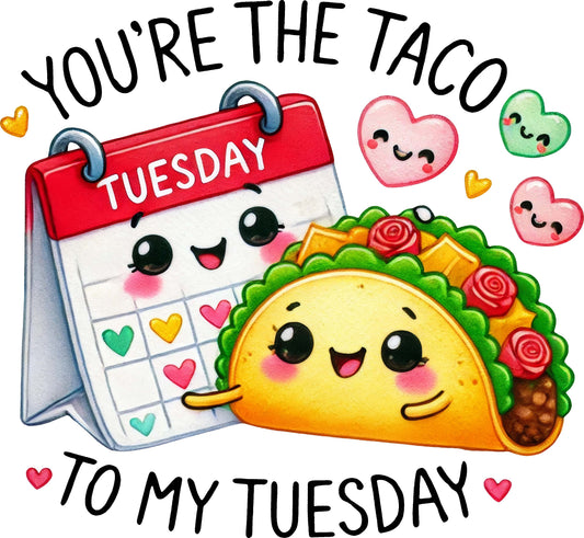 DTF Transfer - Taco Tuesday (LV-YM001)