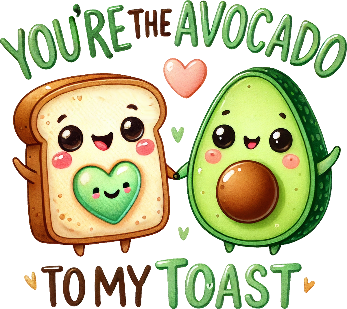 DTF Transfer - Avocado Toast (LV-YM002)