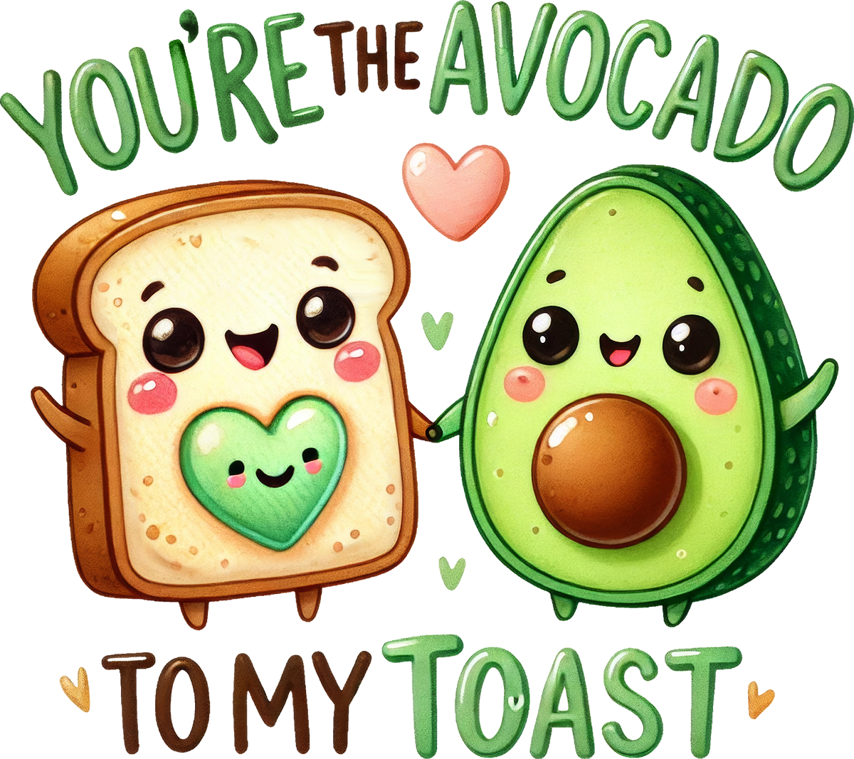 DTF Transfer - Avocado Toast (LV-YM002)