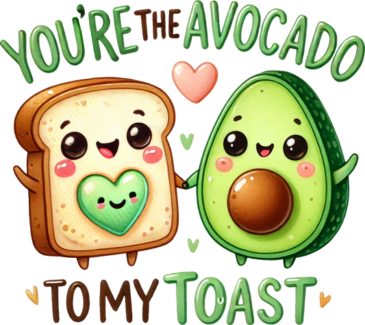 DTF Transfer - Avocado Toast (LV-YM002)