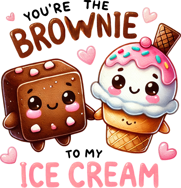 DTF Transfer - Brownie IceCream (LV-YM003)