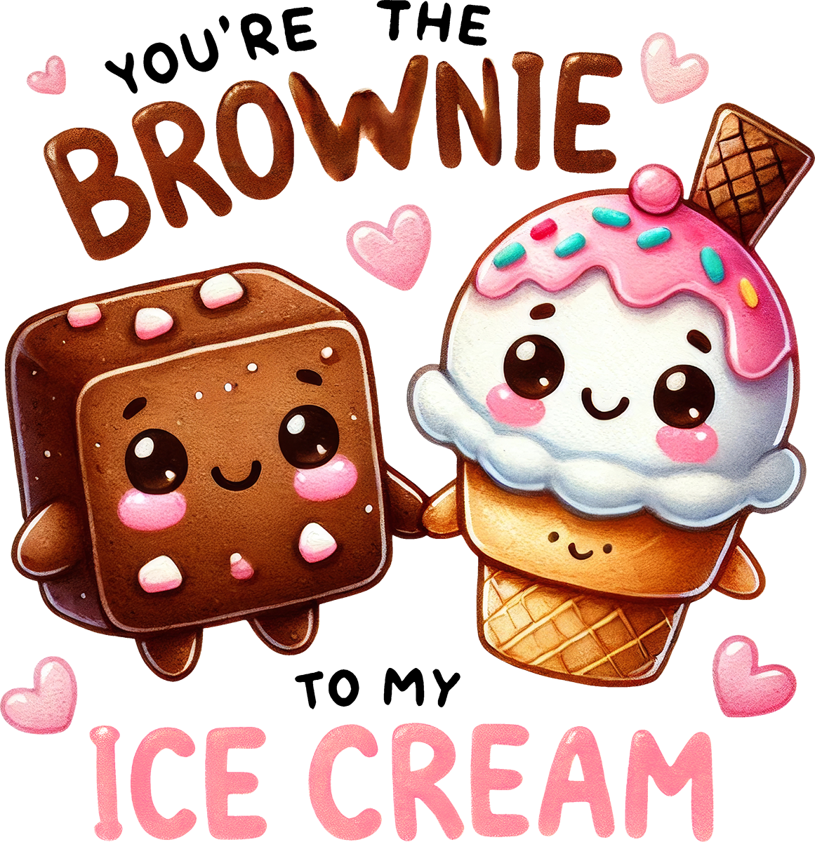 DTF Transfer - Brownie IceCream (LV-YM003)