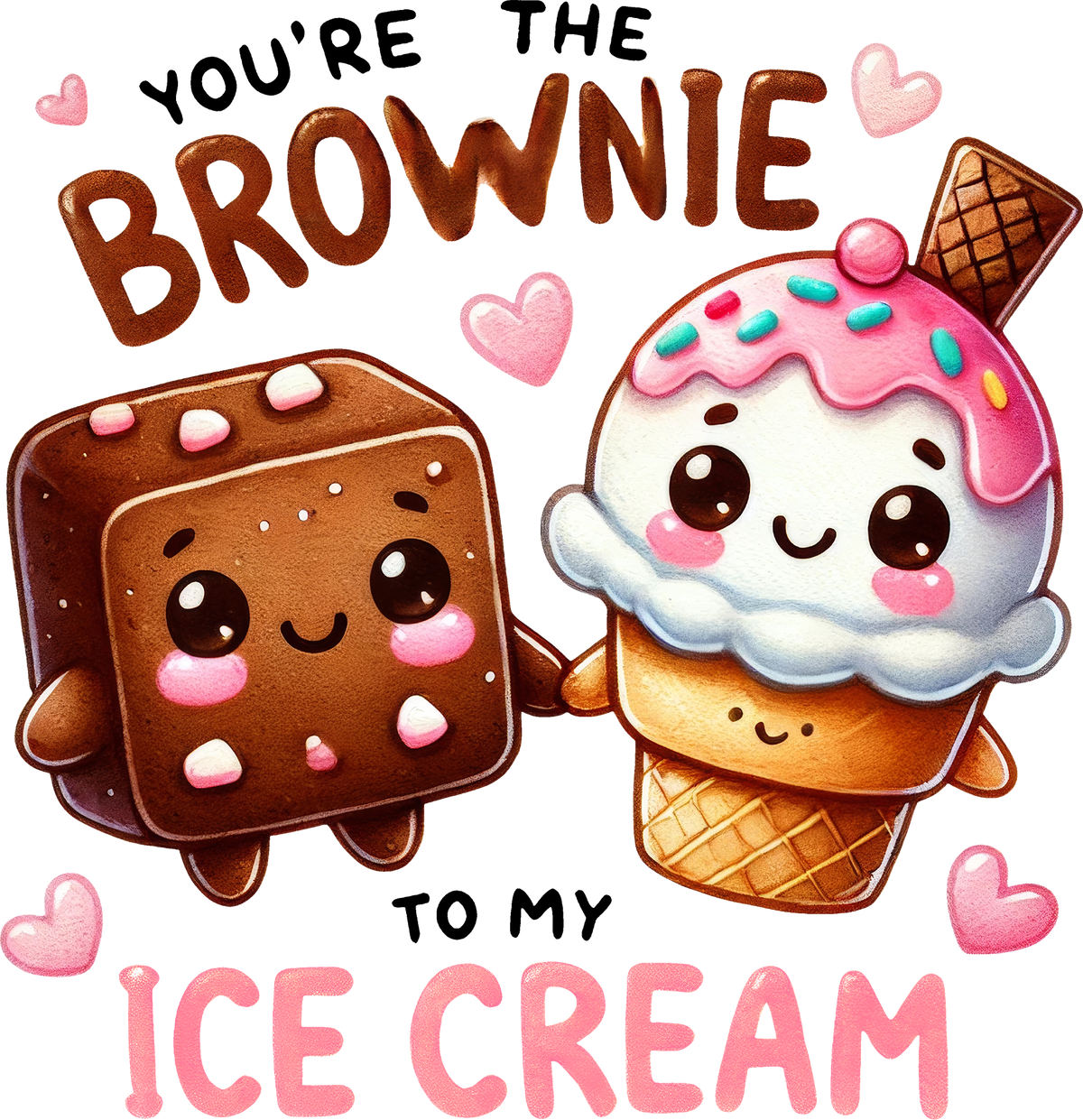 DTF Transfer - Brownie IceCream (LV-YM003)