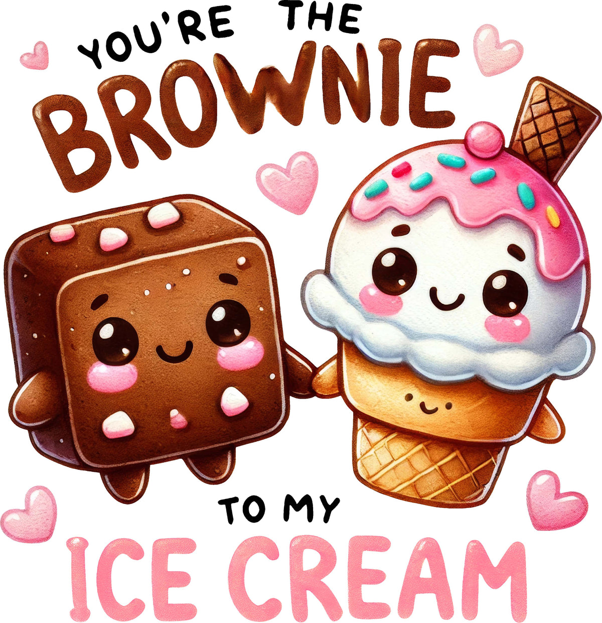 DTF Transfer - Brownie IceCream (LV-YM003)