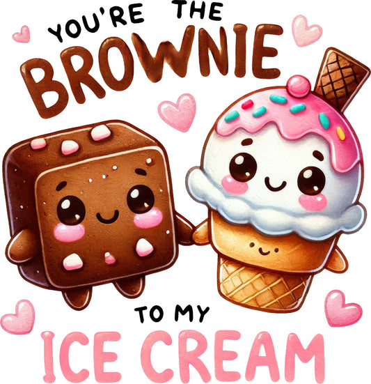 DTF Transfer - Brownie IceCream (LV-YM003)