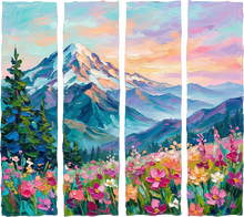 Load image into Gallery viewer, DTF Transfer – Mountain Paint Multi Sizes (MT-SC001)
