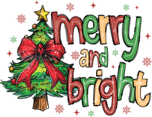 Load image into Gallery viewer, DTF Transfer – 11&quot; Merry and Bright

