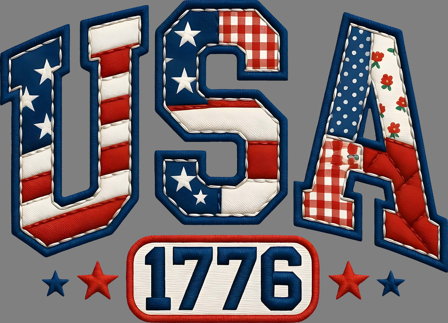 DTF Transfer – USA Patch Multi Sizes (PA-FL007)