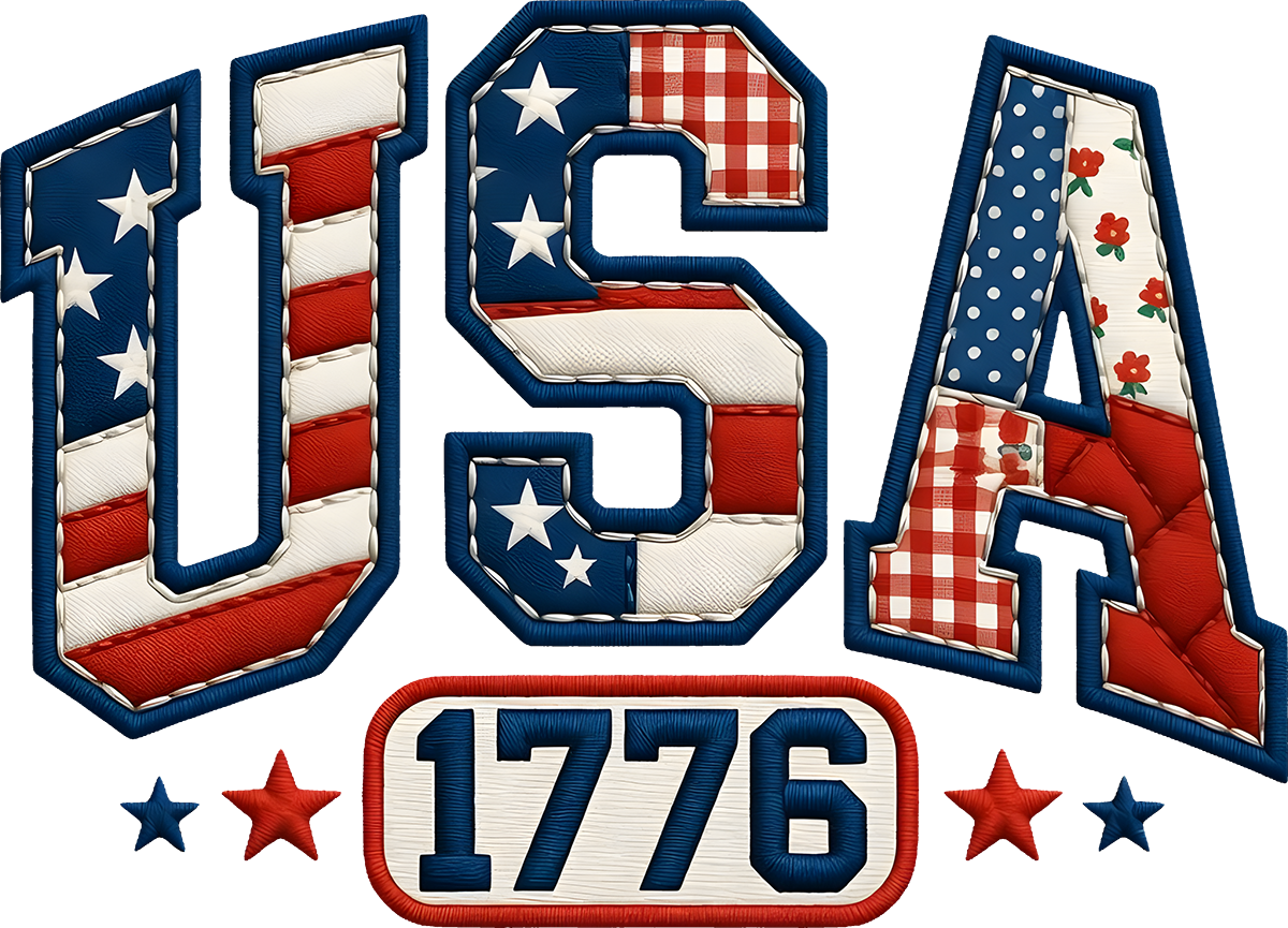 DTF Transfer – USA Patch Multi Sizes (PA-FL007)