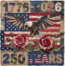 Load image into Gallery viewer, DTF Transfer – Camo Patch 250 Years Multi Sizes (PA-PT001)
