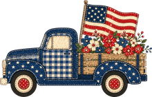 Load image into Gallery viewer, DTF Transfer – USA Truck Multi Sizes (PA-TK001)
