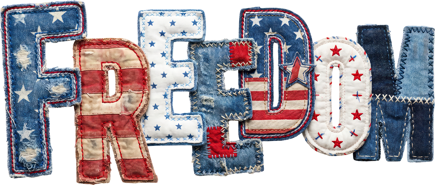 DTF Transfer – Freedom Multi Sizes (PA-TX001)
