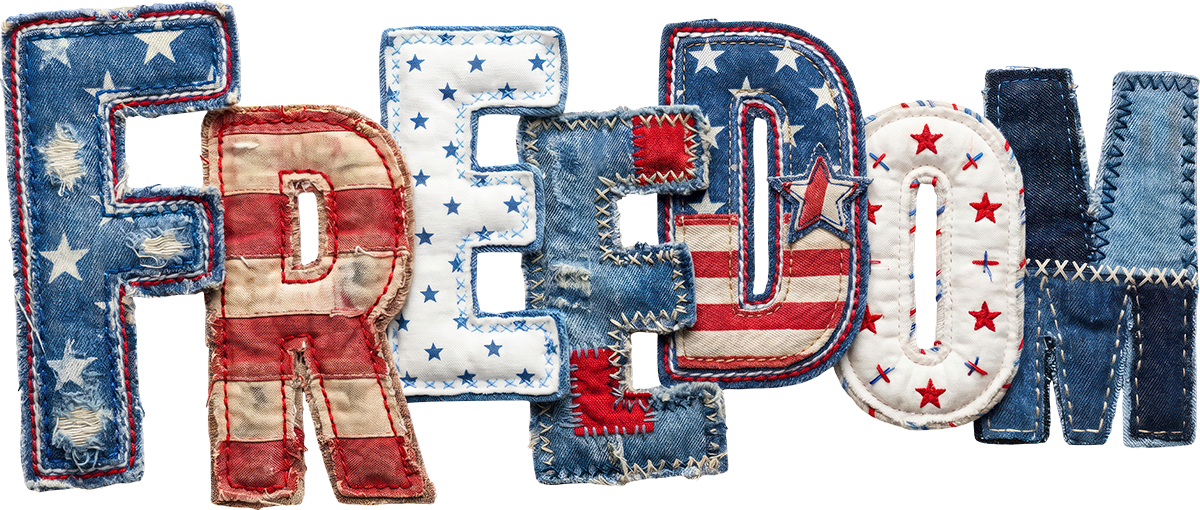 DTF Transfer – Freedom Multi Sizes (PA-TX001)