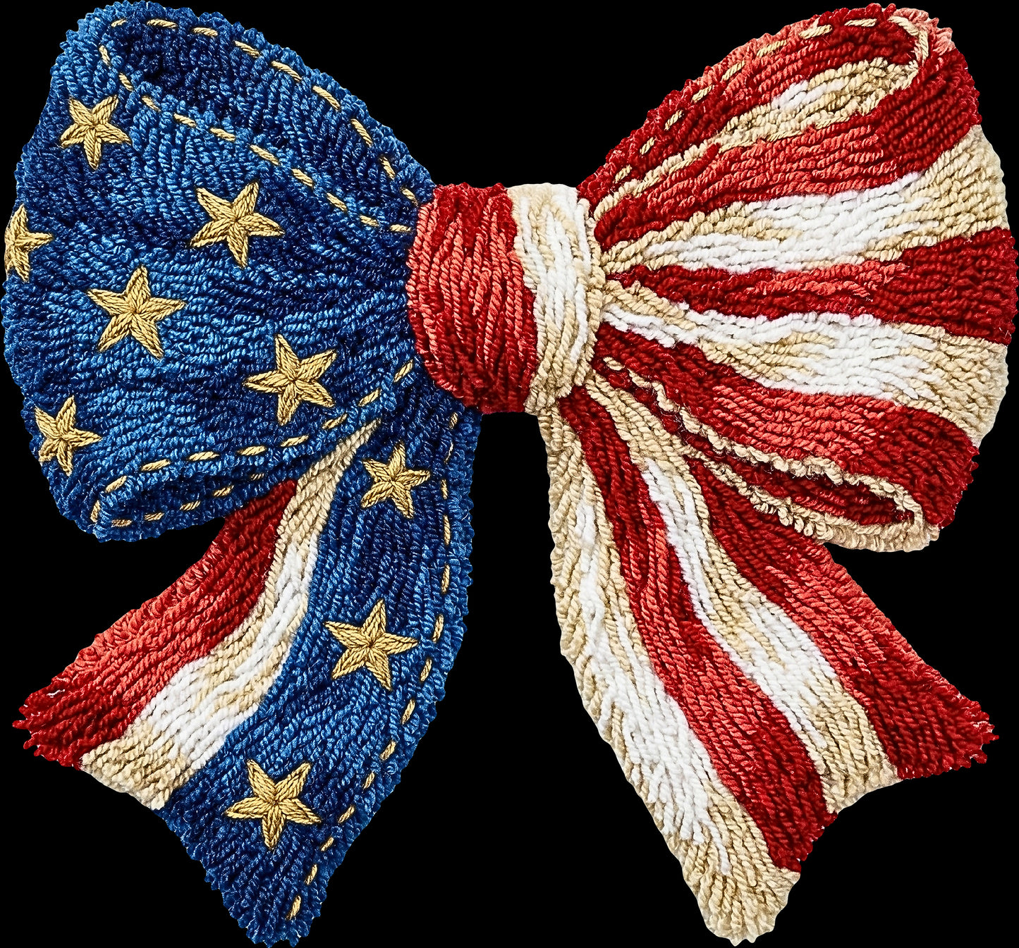 DTF Transfer - Flag Bow Multi Sizes (PA-BW001)