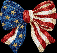 Load image into Gallery viewer, DTF Transfer - Flag Bow Multi Sizes (PA-FL001)
