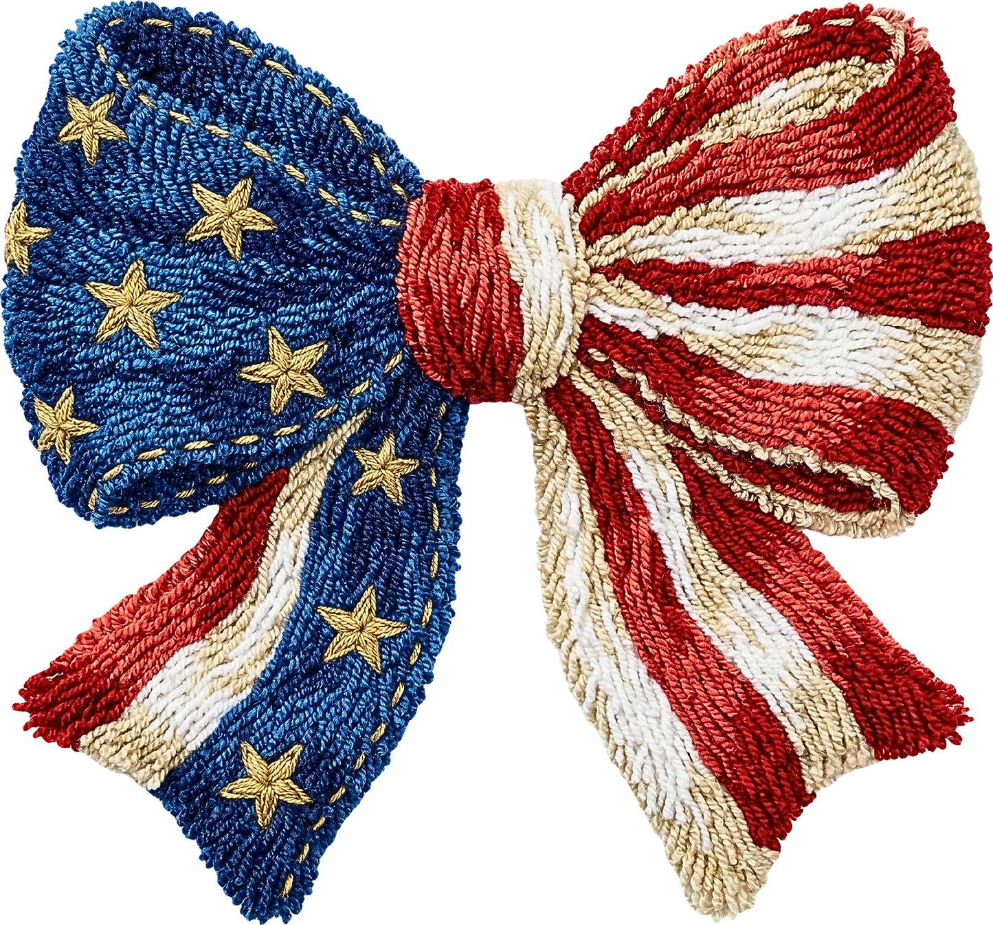DTF Transfer - Flag Bow Multi Sizes (PA-BW001)