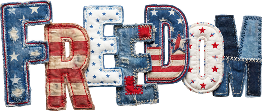 DTF Transfer – Freedom Multi Sizes (PA-TX001)