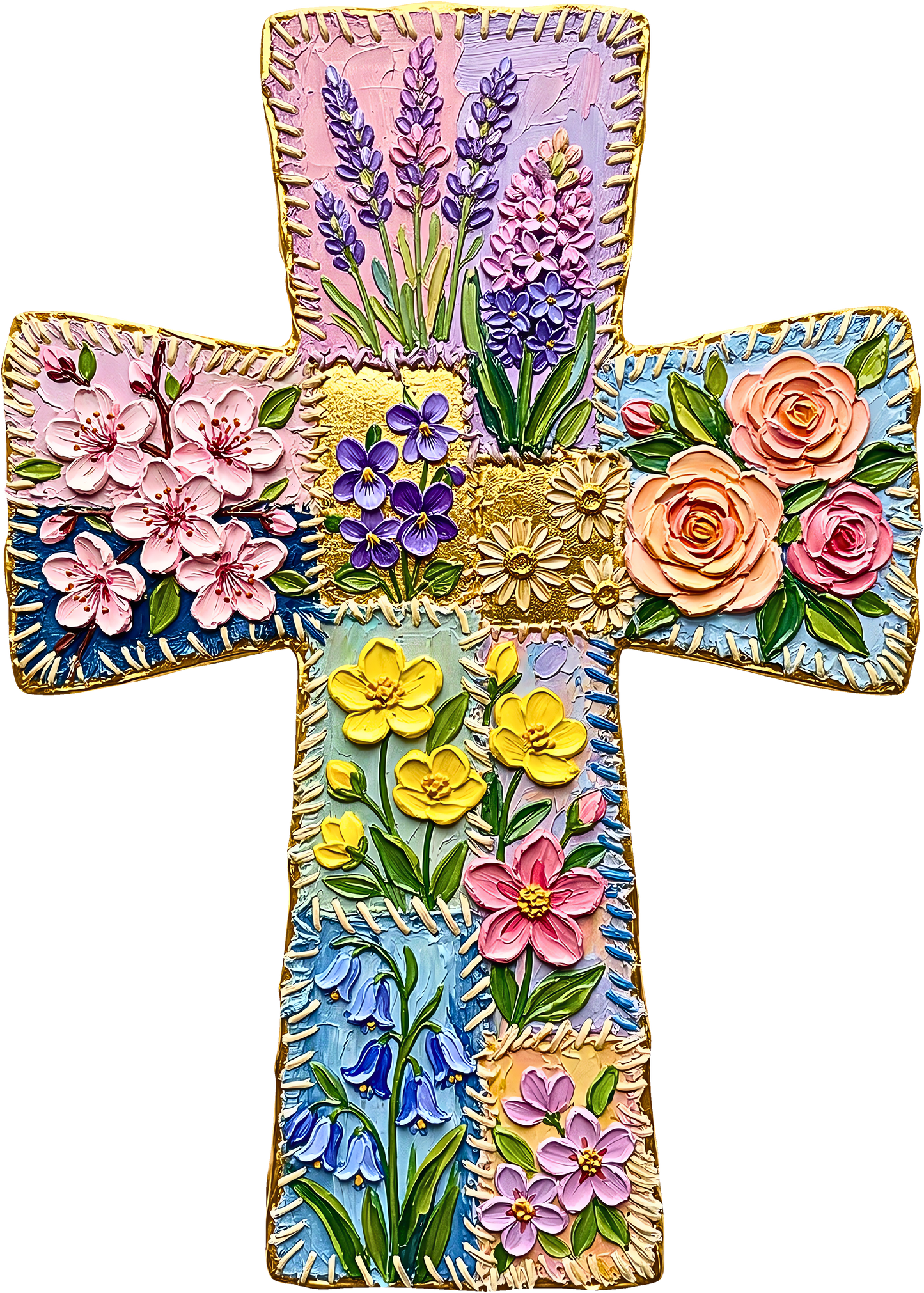 DTF Transfer – Cross Paint Multi Sizes (RE-CR001)