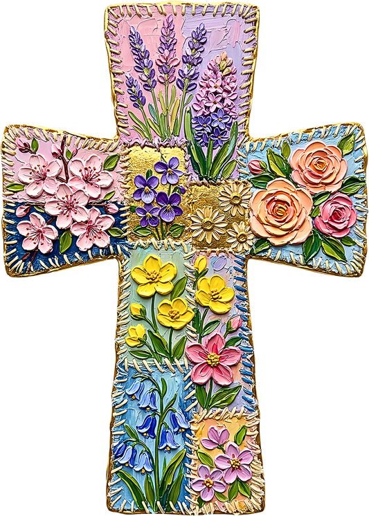 DTF Transfer – Cross Paint Multi Sizes (RE-CR001)