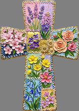 Load image into Gallery viewer, DTF Transfer – Cross Paint Multi Sizes (RE-CR001)
