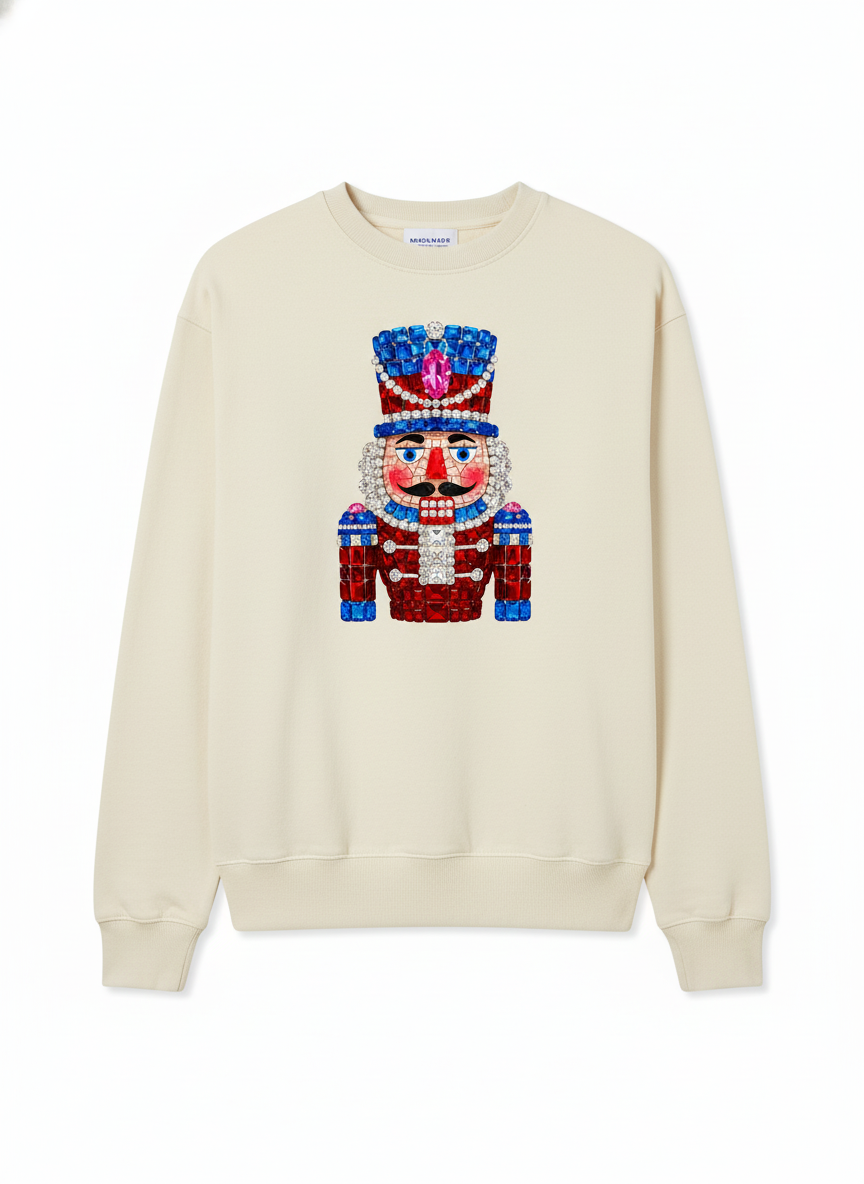 DTF Transfer – Rhinestone Nutcracker Multi Sizes