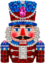 Load image into Gallery viewer, DTF Transfer – Rhinestone Nutcracker Multi Sizes
