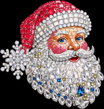 Load image into Gallery viewer, DTF Transfer – Rhinestone Santa Multi Sizes
