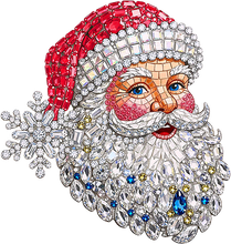 Load image into Gallery viewer, DTF Transfer – Rhinestone Santa Multi Sizes
