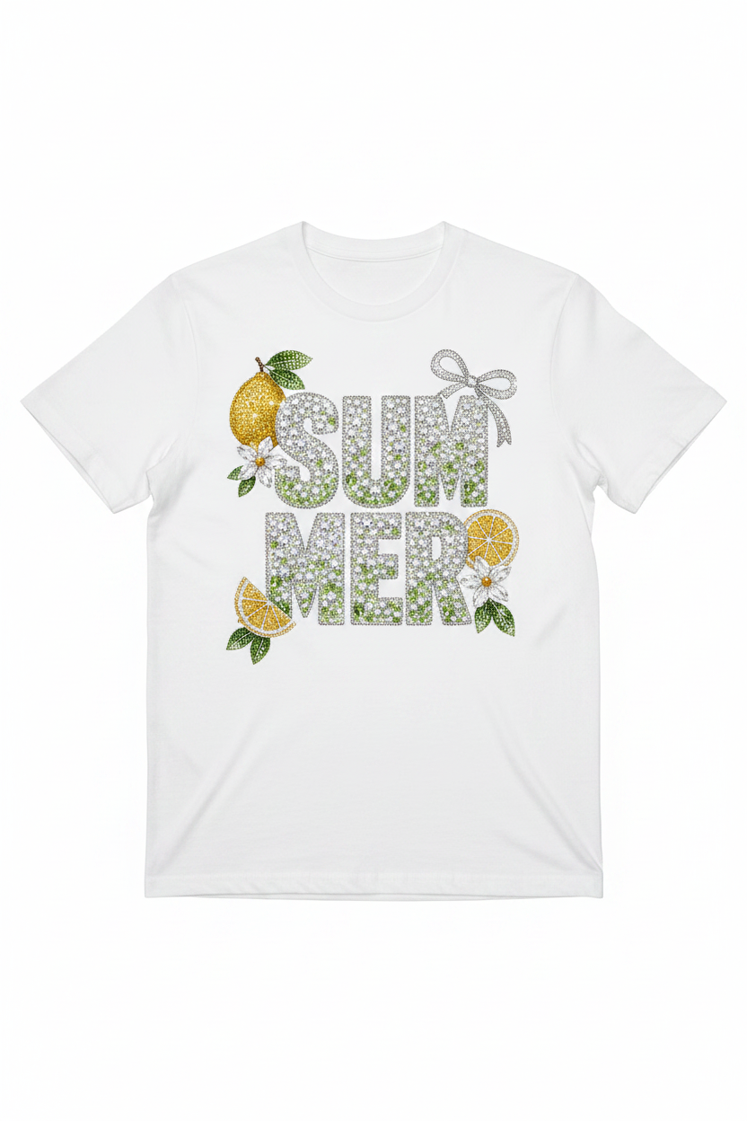 DTF Transfer – Gem Summer Lemons Multi Sizes (SM-SC004)