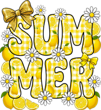 Load image into Gallery viewer, DTF Transfer – Summer Lemons Multi Sizes (SM-TX002)
