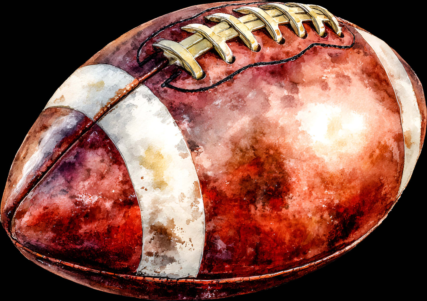 DTF Transfer – Football Watercolor A Multi Sizes (SP-FT001)