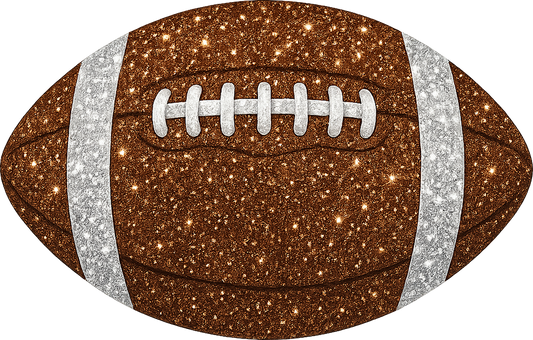 DTF Transfer – Glitter Football A Multi Sizes (SP-FT004)