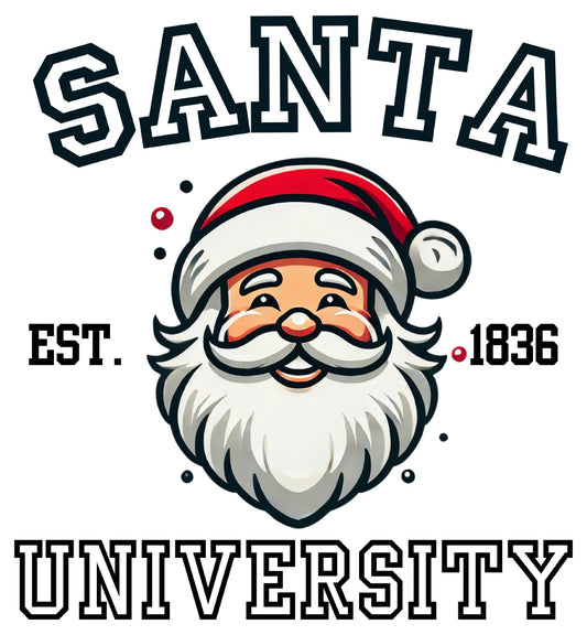 DTF Transfer – 11" Wide Santa University