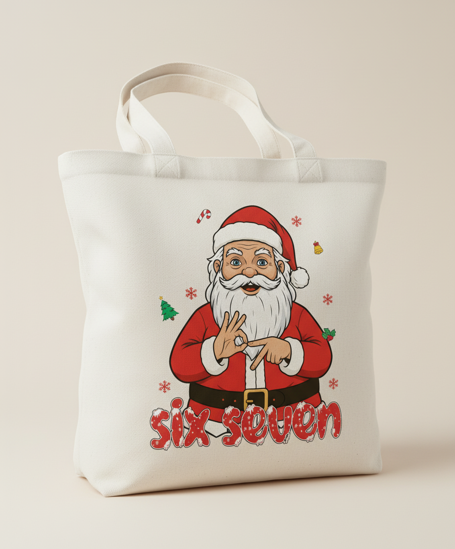 DTF Transfer –Santa Six Seven Multi Size