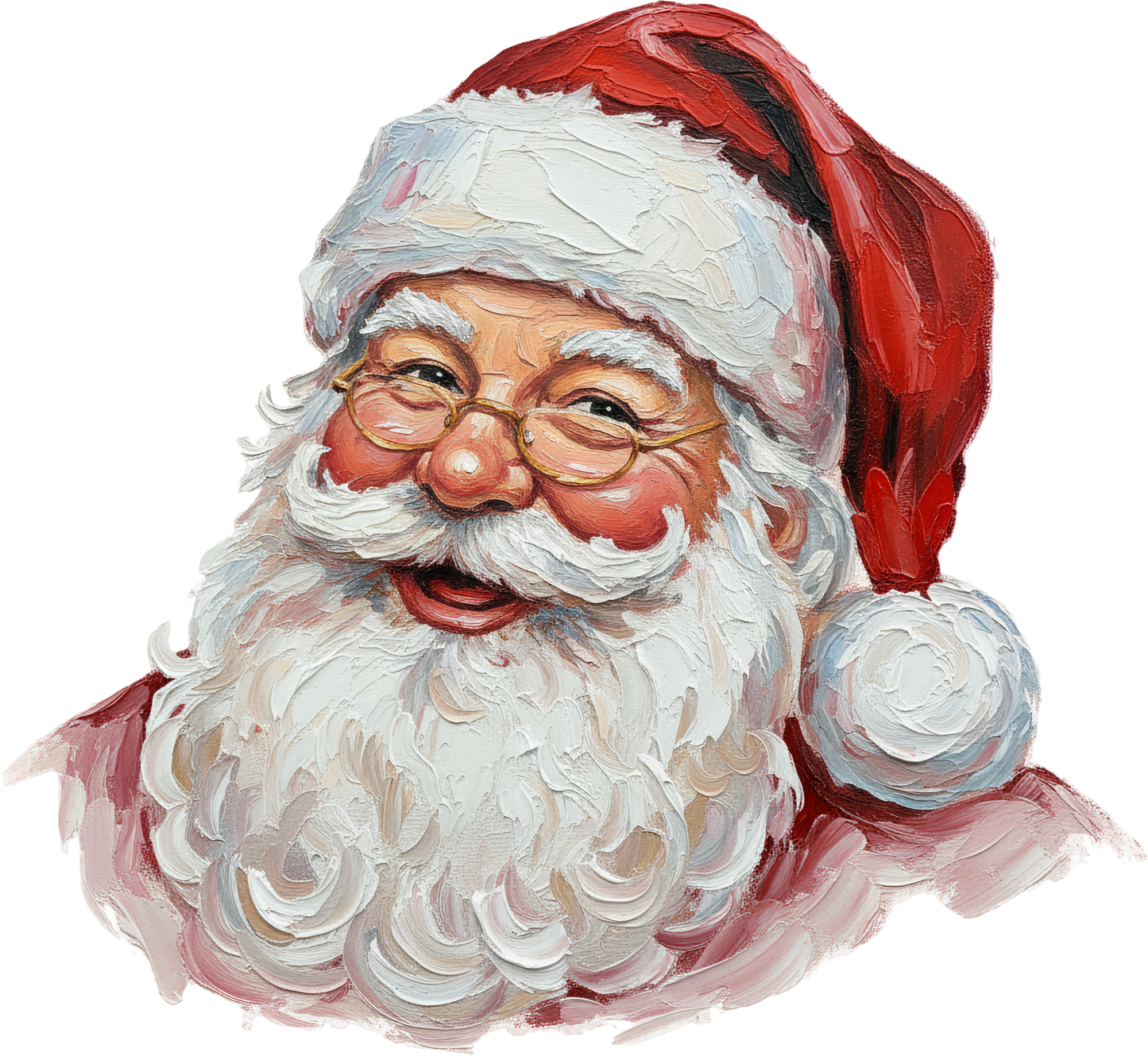 DTF Transfer –Vintage Santa Paint Multi Sizes