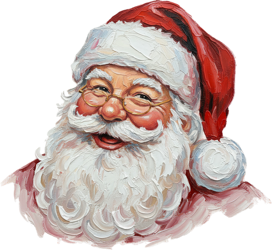 DTF Transfer –Vintage Santa Paint Multi Sizes